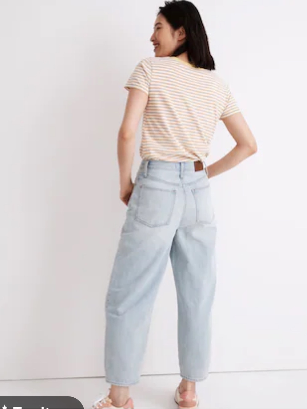 Madewell Ballon Light Blue Jeans Size: 28P